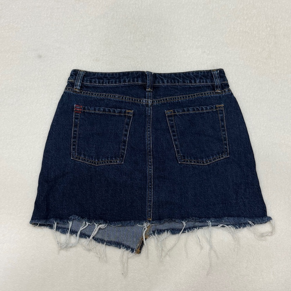 BDG Urban Outfitters Asymmetrical Denim Mini Skirt - Picture 2 of 3